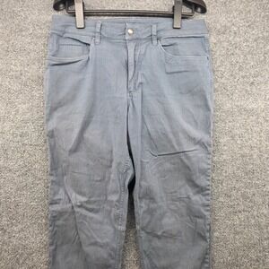 Lululemon Lab Mens Gray Blue Technical 5 Pocket Commuter Pants Size 30 LM5695S